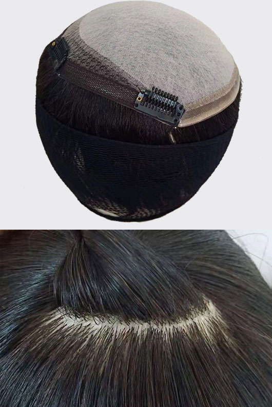 男款U型扎针+机制莲子发块